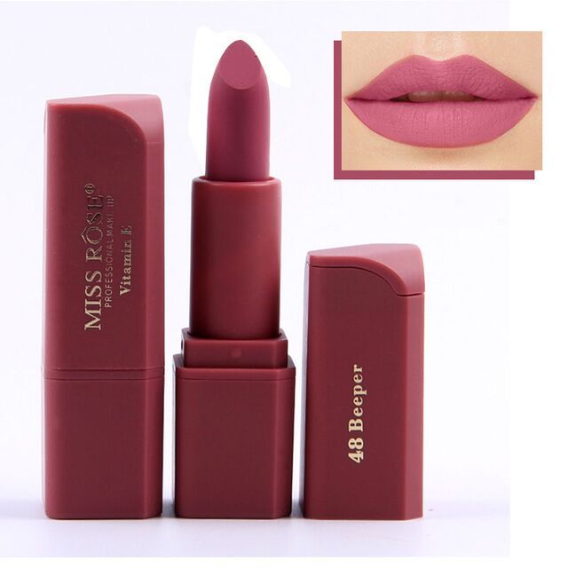 Buy Miss Rose Matte Lipstick 7301-042 48 (Beeper) - Purplle