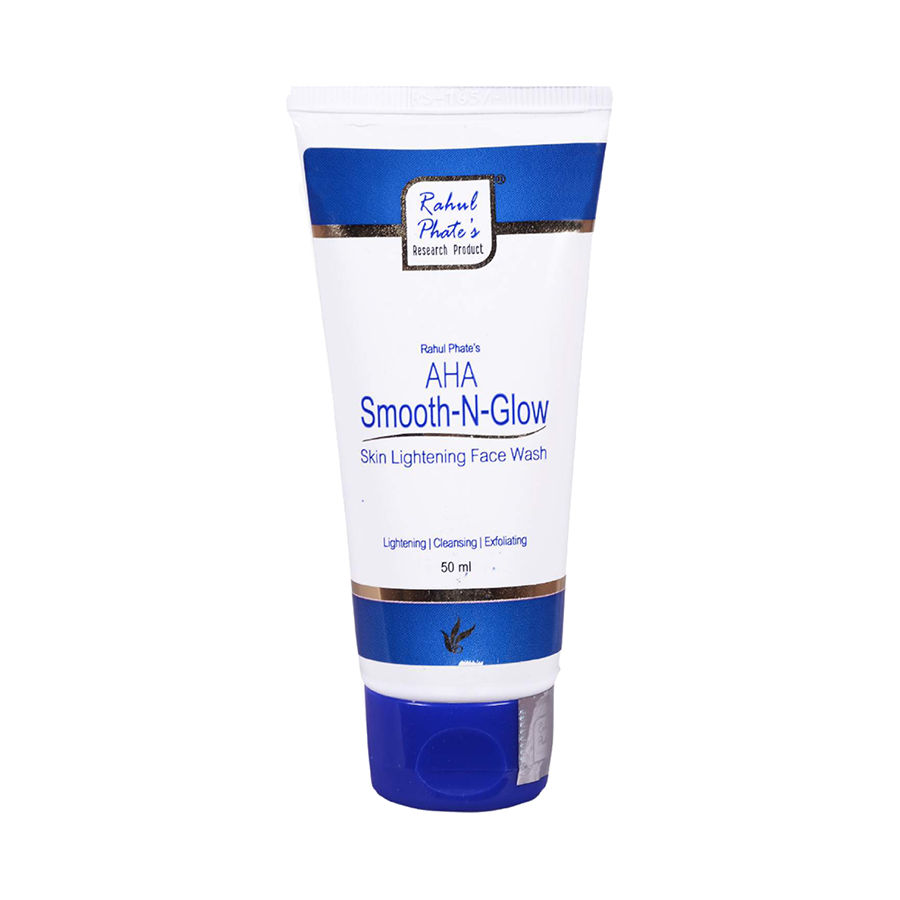 Buy Rahul Phate's Research Product AHA Smooth-N-Glow Face Wash (50 ml) - Purplle
