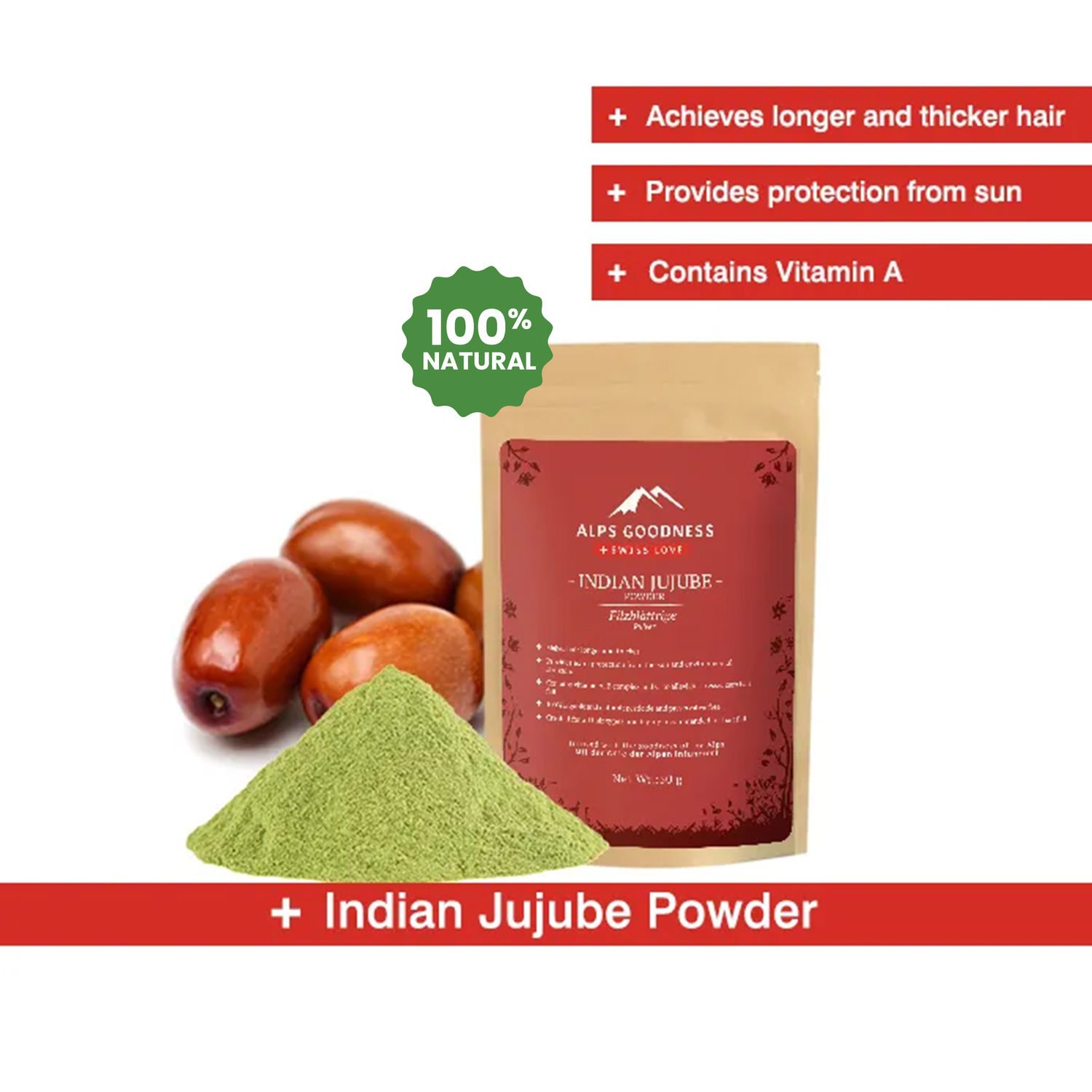 Buy Alps Goodness Powder - Indian Jujube (50 gm) - Purplle