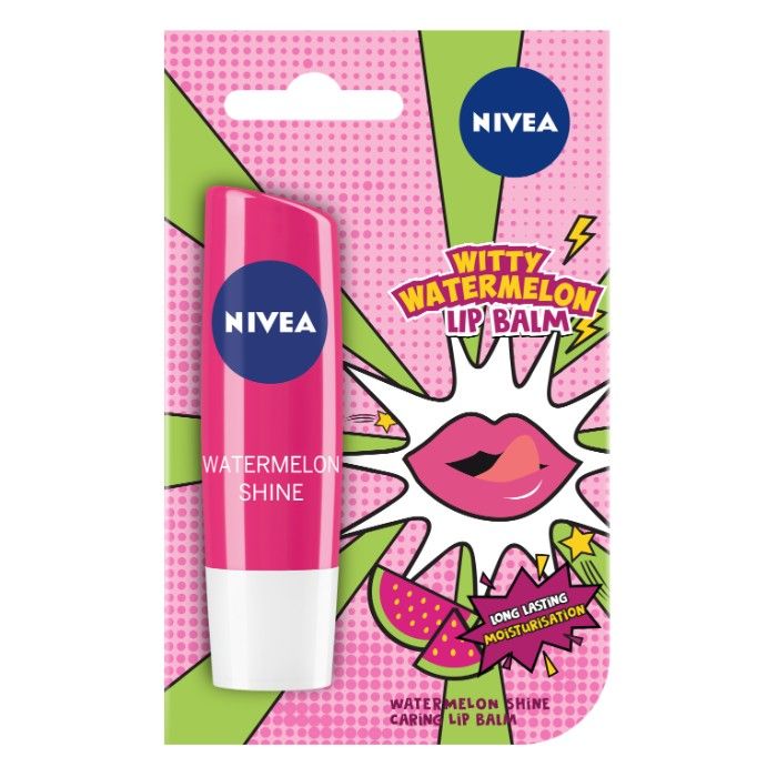Buy Nivea Lip Care Fruity Shine Witty Watermelon (4.8 g) Limited Edition - Purplle