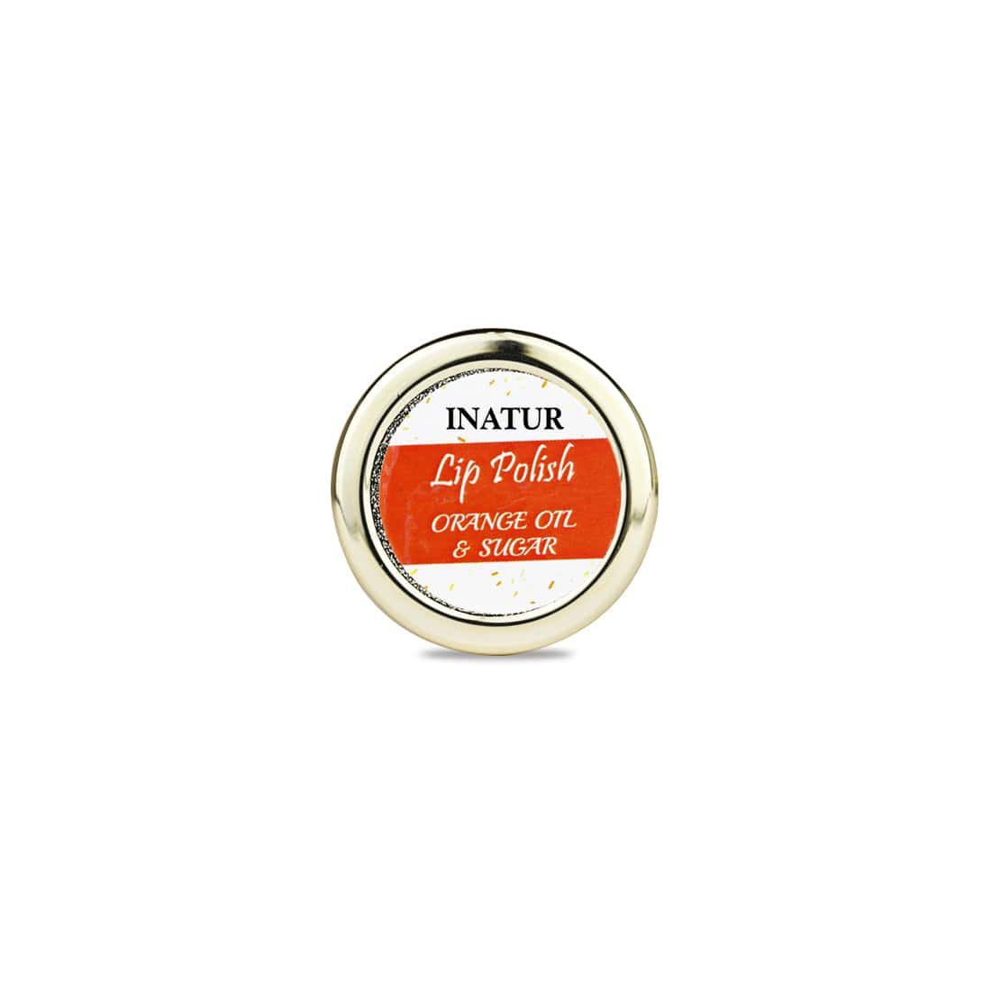 Buy Inatur Orange Oil & Sugar Lip Polish (10 g) - Purplle