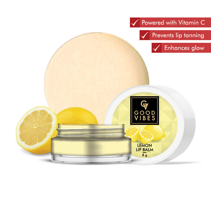 Buy Good Vibes Lip Balm - Lemon (8 gm) - Purplle