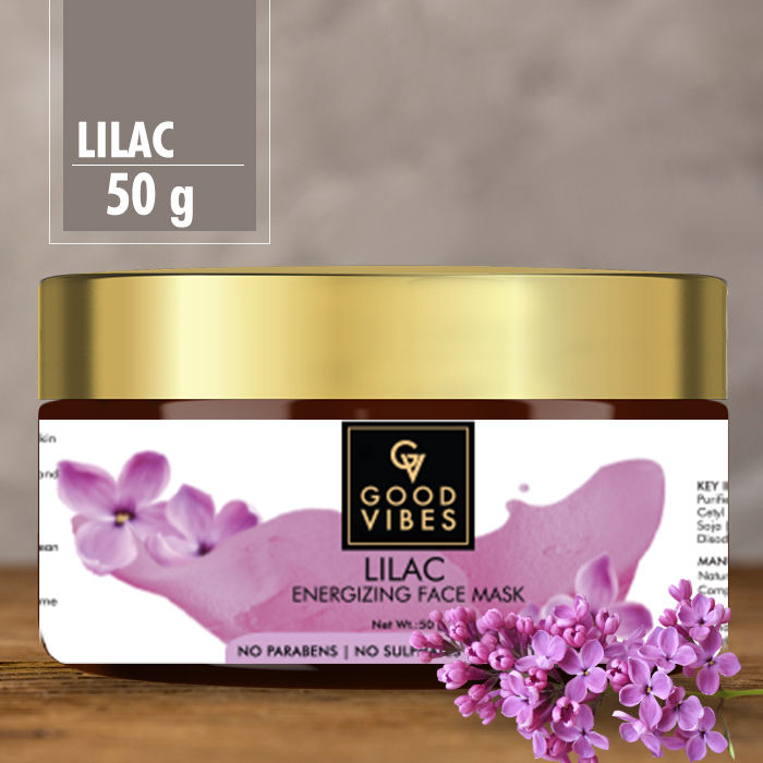 Buy Good Vibes Energizing Face Mask - Lilac (50 gm) - Purplle