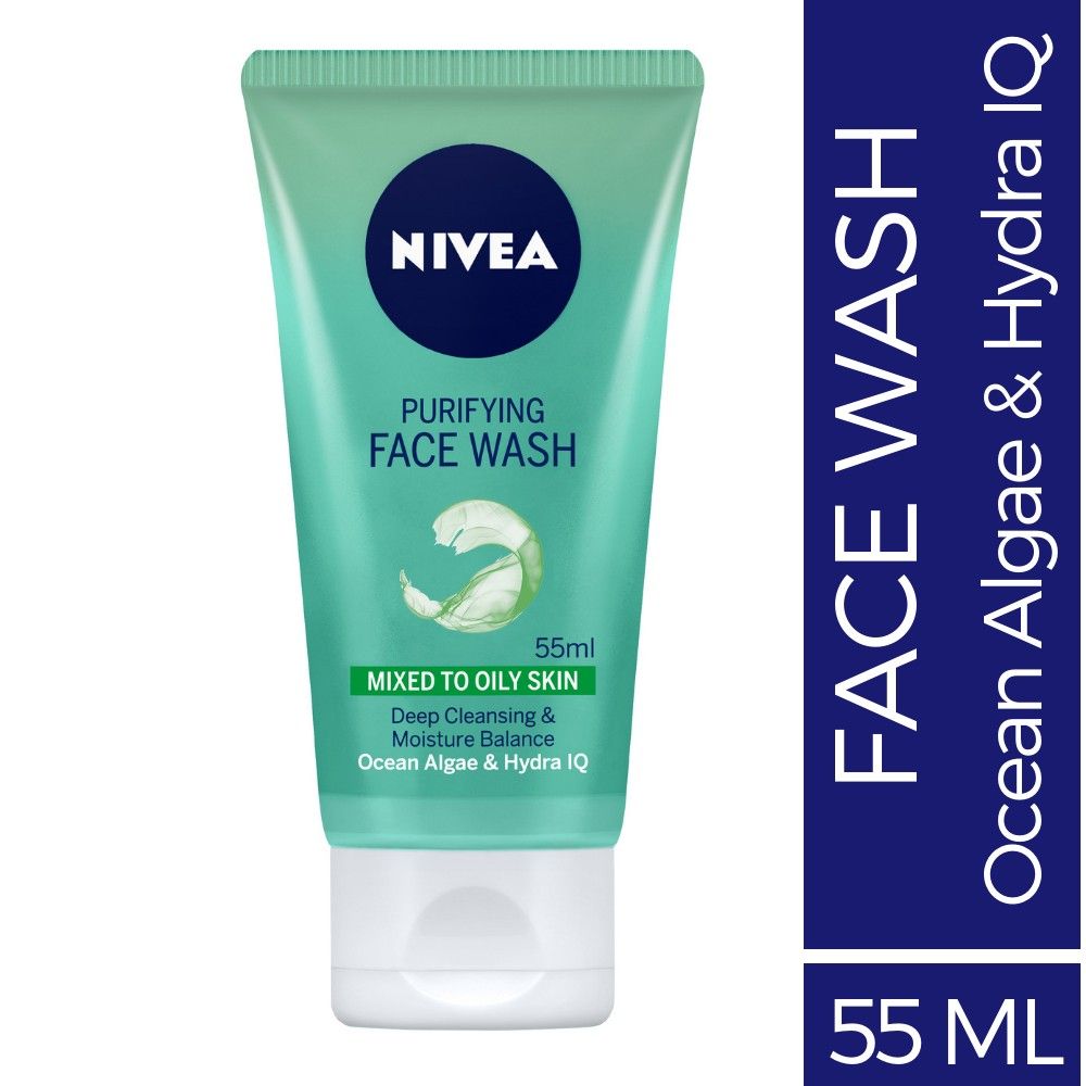 Buy Nivea Face Wash, Purifying (55 ml) - Purplle