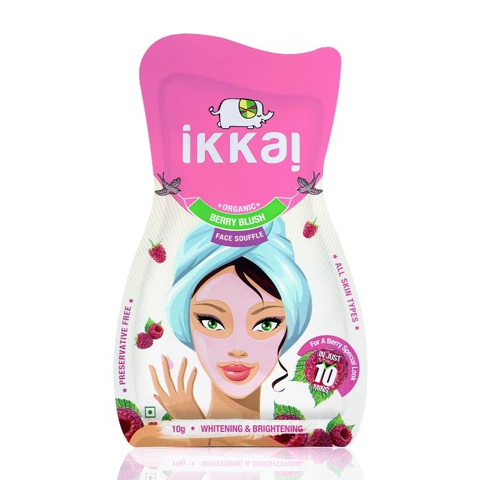 Buy Ikkai Berry Blush Face Souffle (Face Pack) (10 g) - Purplle
