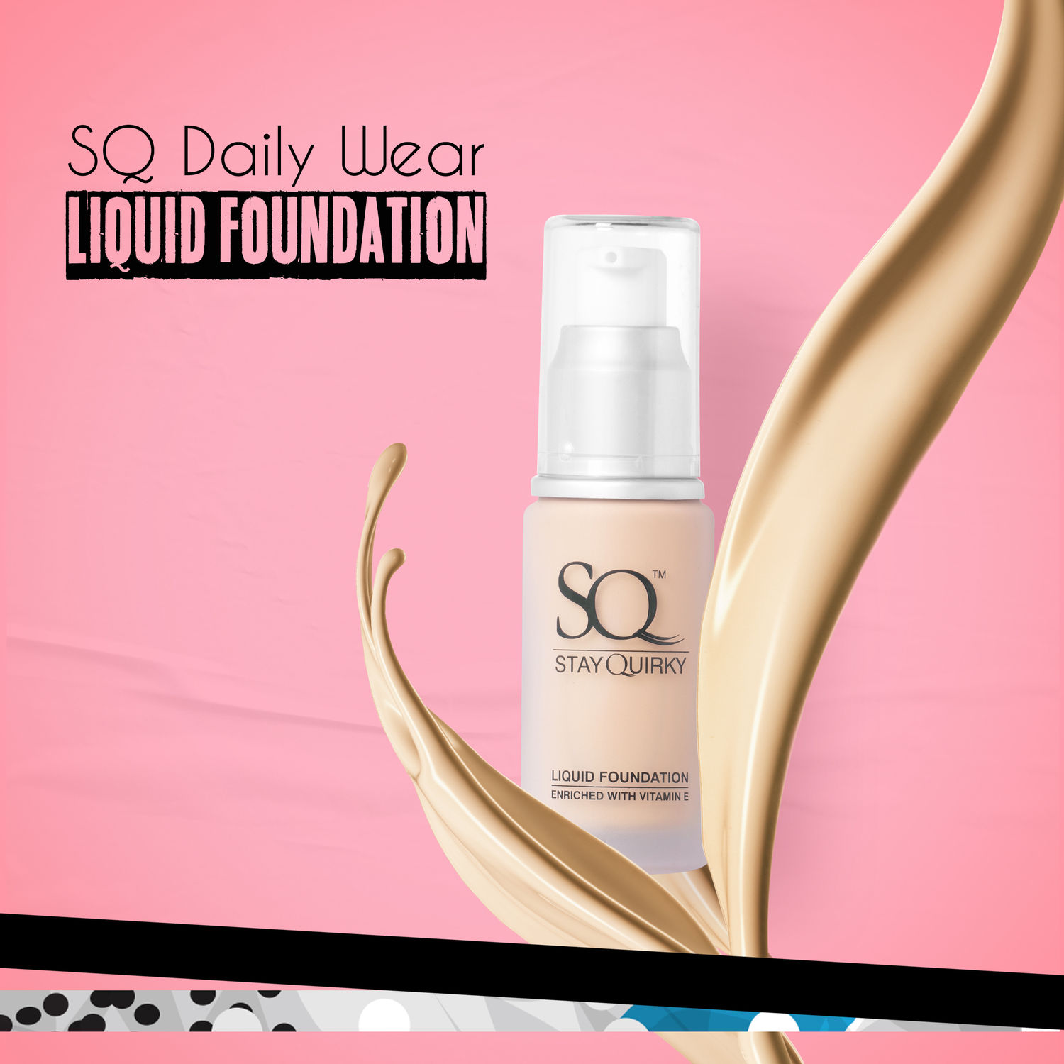 Buy Stay Quirky Daily Wear Liquid Foundation For Fair Skin | Long Lasting | Blendable | Lightweight | Matte - Secret Sand 1 - Purplle