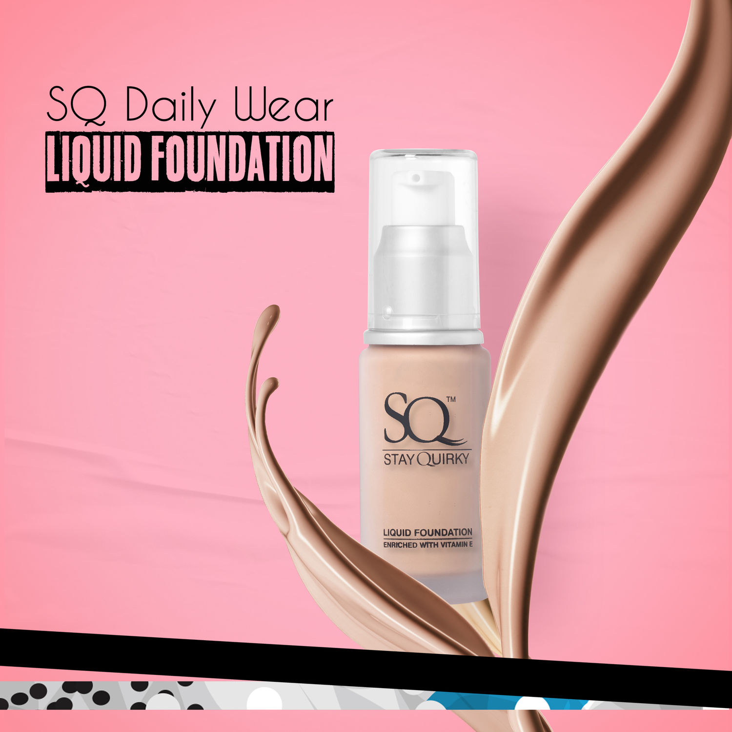 Buy Stay Quirky Daily Wear Liquid Foundation For Dusky Skin | Long Lasting | Blendable | Lightweight | Matte - Beige Bomb 7 - Purplle