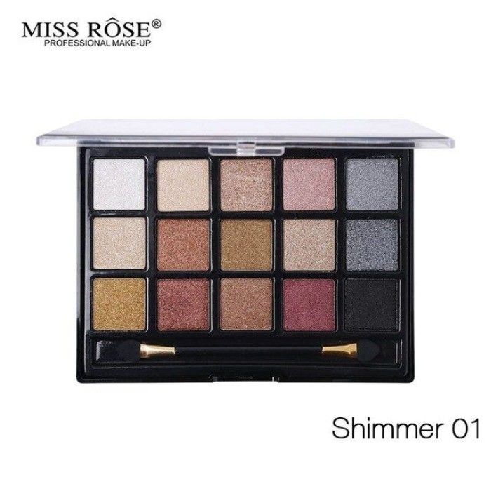 Buy Miss Rose 15 Color Matte Eyeshadow 7001-078NT 01 - Purplle