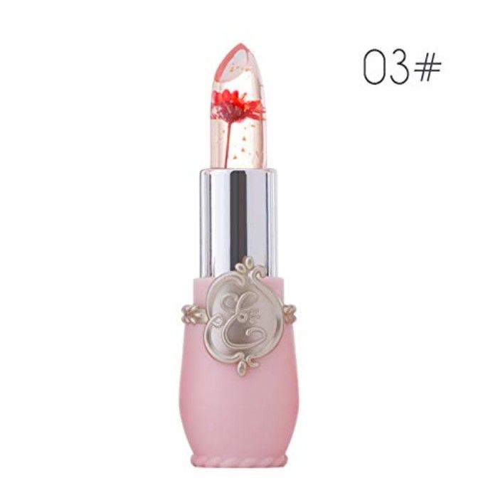 Buy Minfei Jelly Fruit Flower Waterproof Chrysanthemum Lipstick Temperature Change Color Moisturizer Lip Stick (Color #3) - Purplle