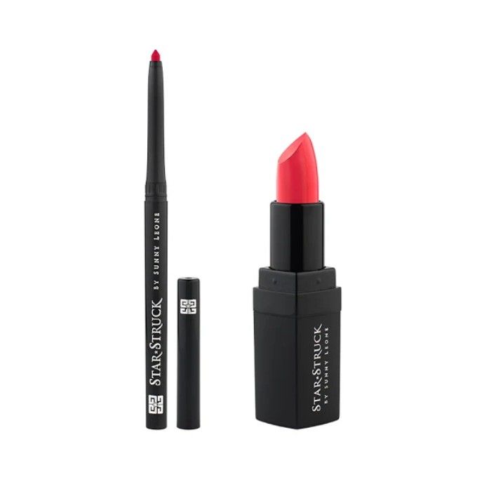 Buy Star Struck- Wild Cherry, 2Pc Lip Kit (Intense Matte Lip Color, Longwear Lip Liner) - Purplle