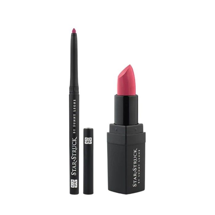Buy Star Struck- Kiss Me Pink, 2Pc Lip Kit (Intense Matte Lip Color, Longwear Lip Liner) - Purplle