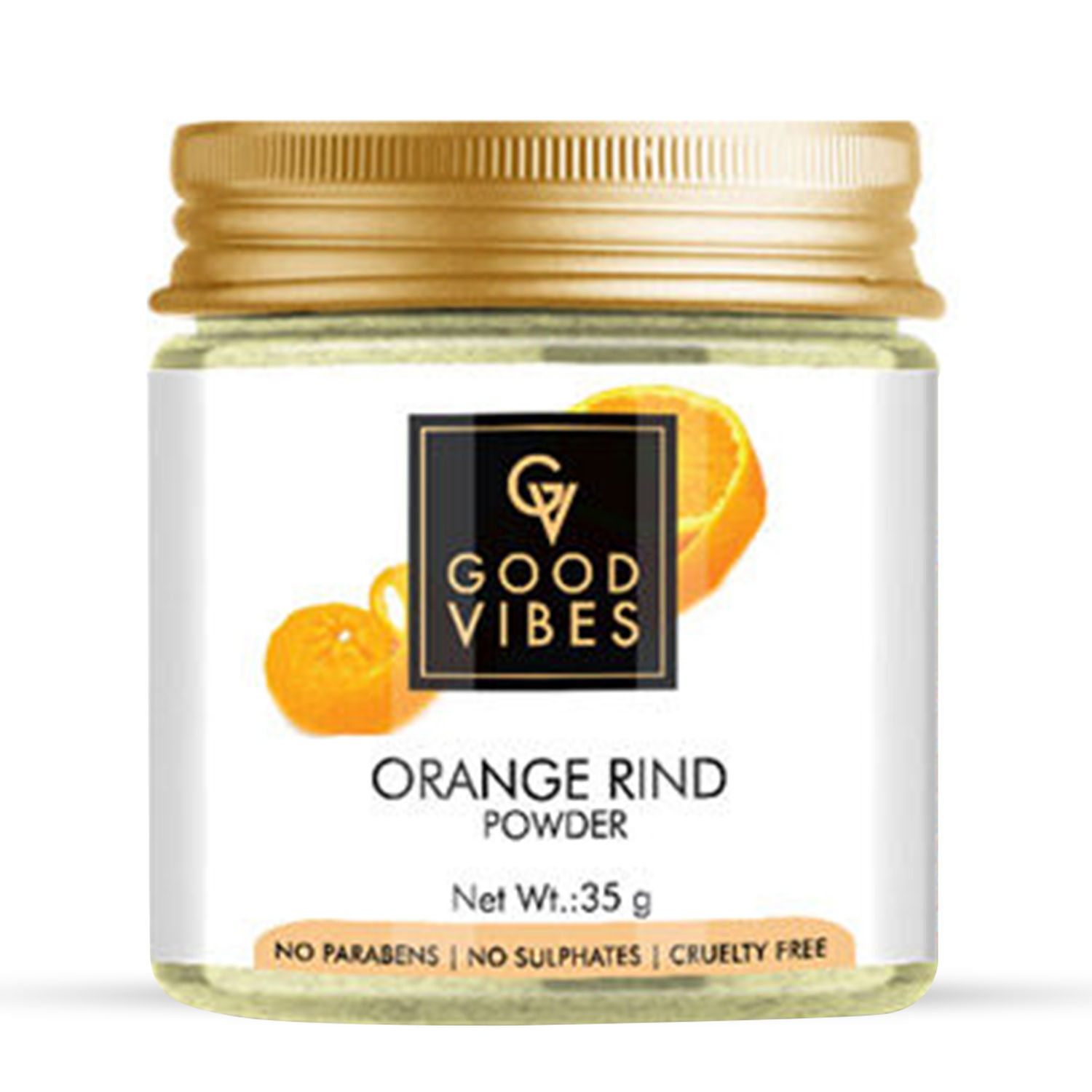 Buy Good Vibes Orange Rind Powder | Anti-Acne, Moisturizing, Skin Exfoliation | No Animal Testing (35 gm) - Purplle