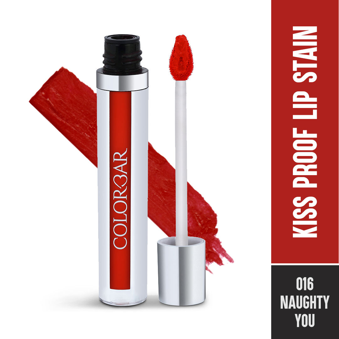 Buy Colorbar Kiss Proof Lip Stain Naughty You - Red (6.5 ml) - Purplle