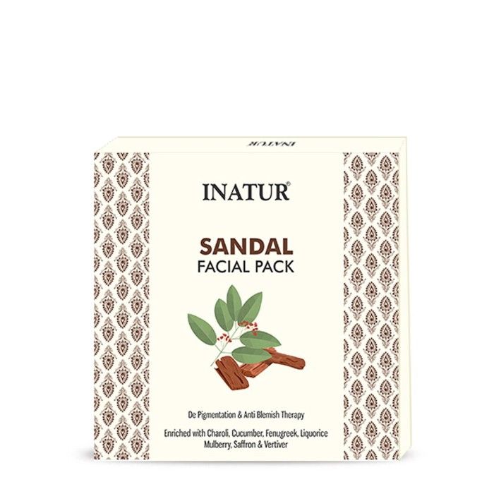 Buy Inatur Sandal Fairness Facial Kit (85 g) - Purplle