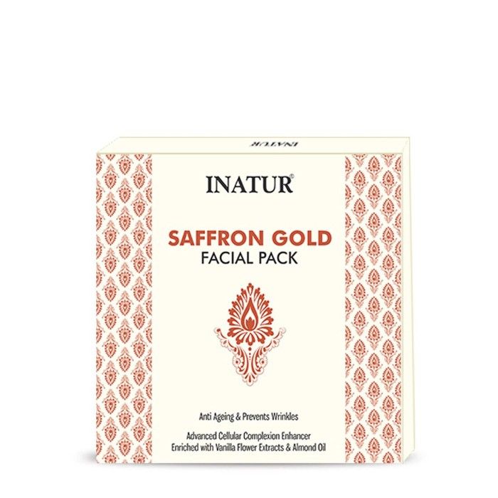 Buy Inatur Saffron Gold Glow Facial Kit(65 g) - Purplle