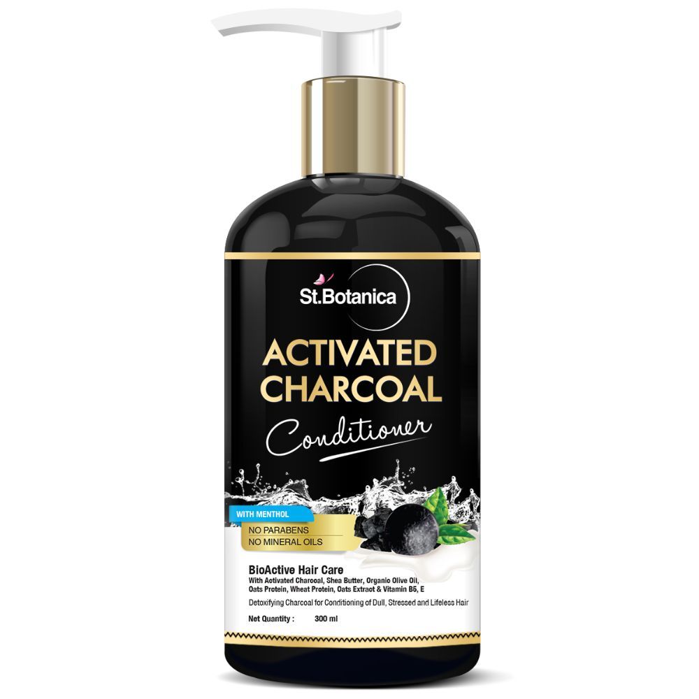 Buy St.Botanica Activated Charcoal Hair Conditioner (300 ml) - Purplle