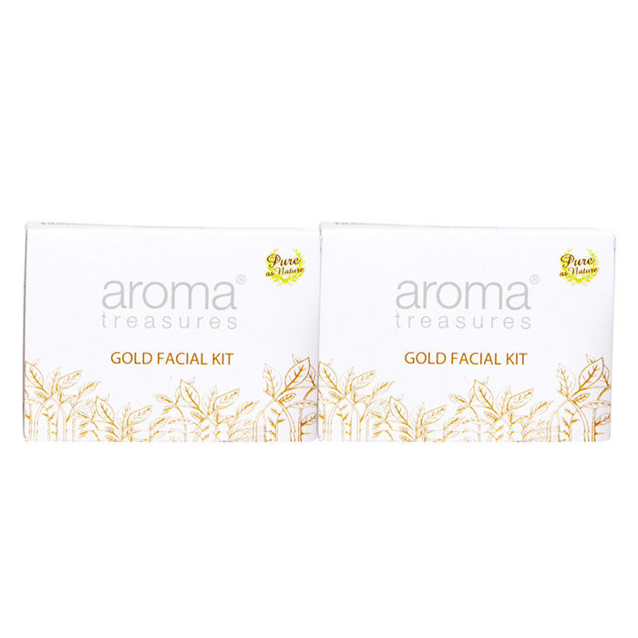 Buy Aroma Treasures Golden Glow Kit (single time use) Pack Of 2 (10 g) - Purplle