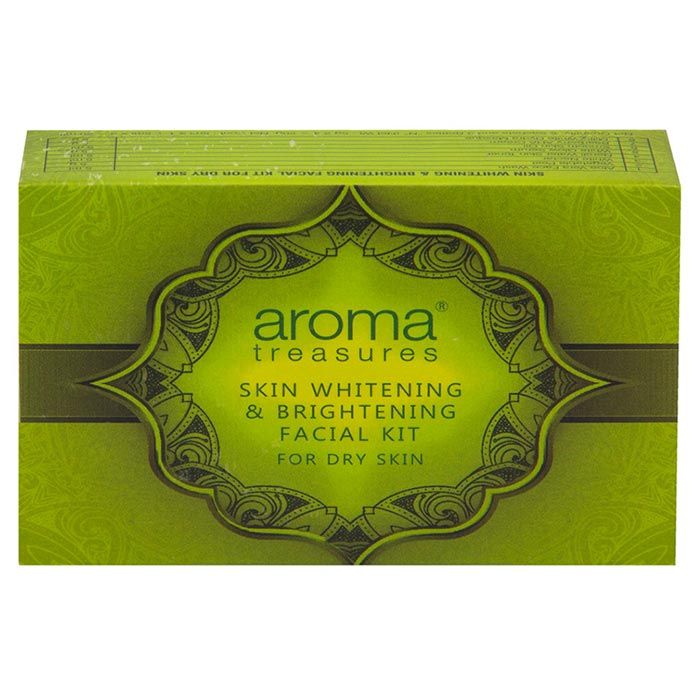 Buy Aroma Treasures Skin Whitening And Brightening Facial Kit For Dry Skin Single Time (40 g) - Purplle