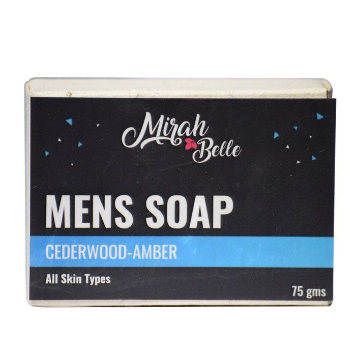 Buy Mirah Belle Men Soap Cedarwood - Amber (75 g) - Purplle