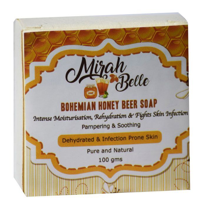 Buy Mirah Belle Bohemian Honey Beer Soap (100 g) - Purplle