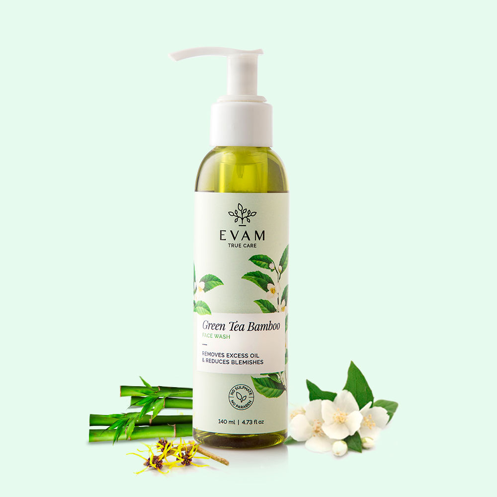 Buy Evam Green Tea Bamboo Face Wash (140 ml) - Purplle