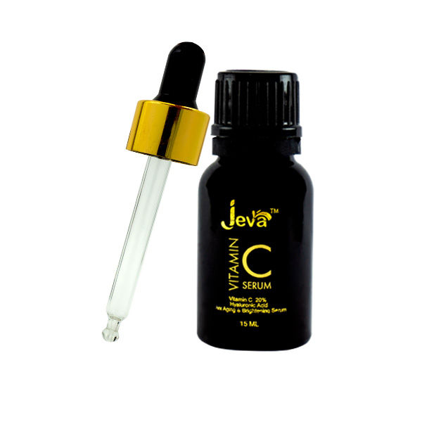 Buy Jeva Vitamin C Serum with Hyaluronic Acid for Anti Aging and Brightening (15 ml) - Purplle