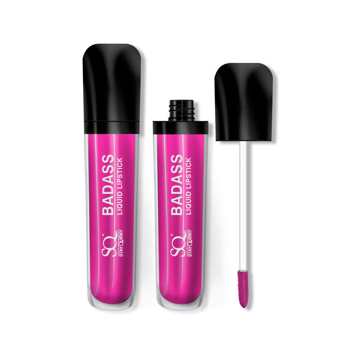 Buy Stay Quirky Liquid Lipstick, Pink, BadAss - Surprise Showers 4 (8 ml) - Purplle