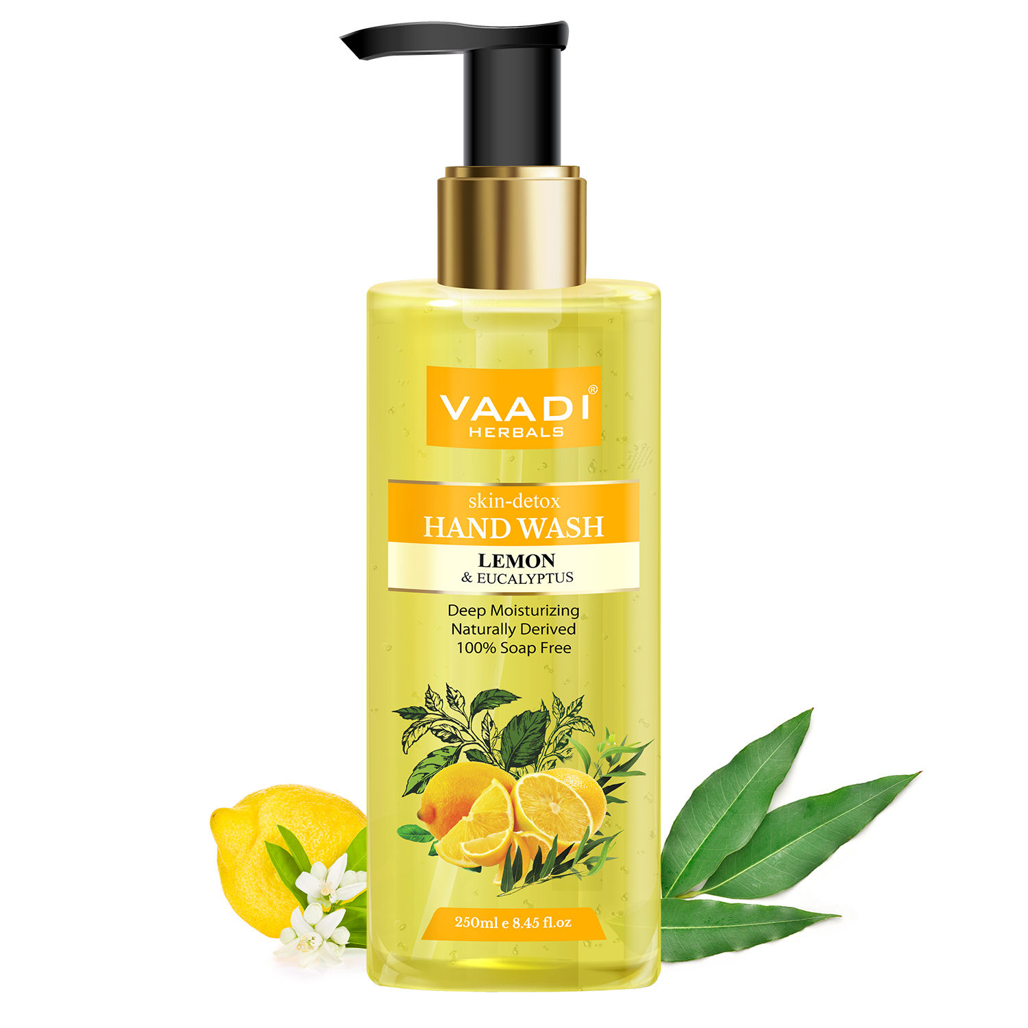 Buy Vaadi Herbals Skin-Detox Lemon & Eucalyptus Hand Wash (250 ml) - Purplle