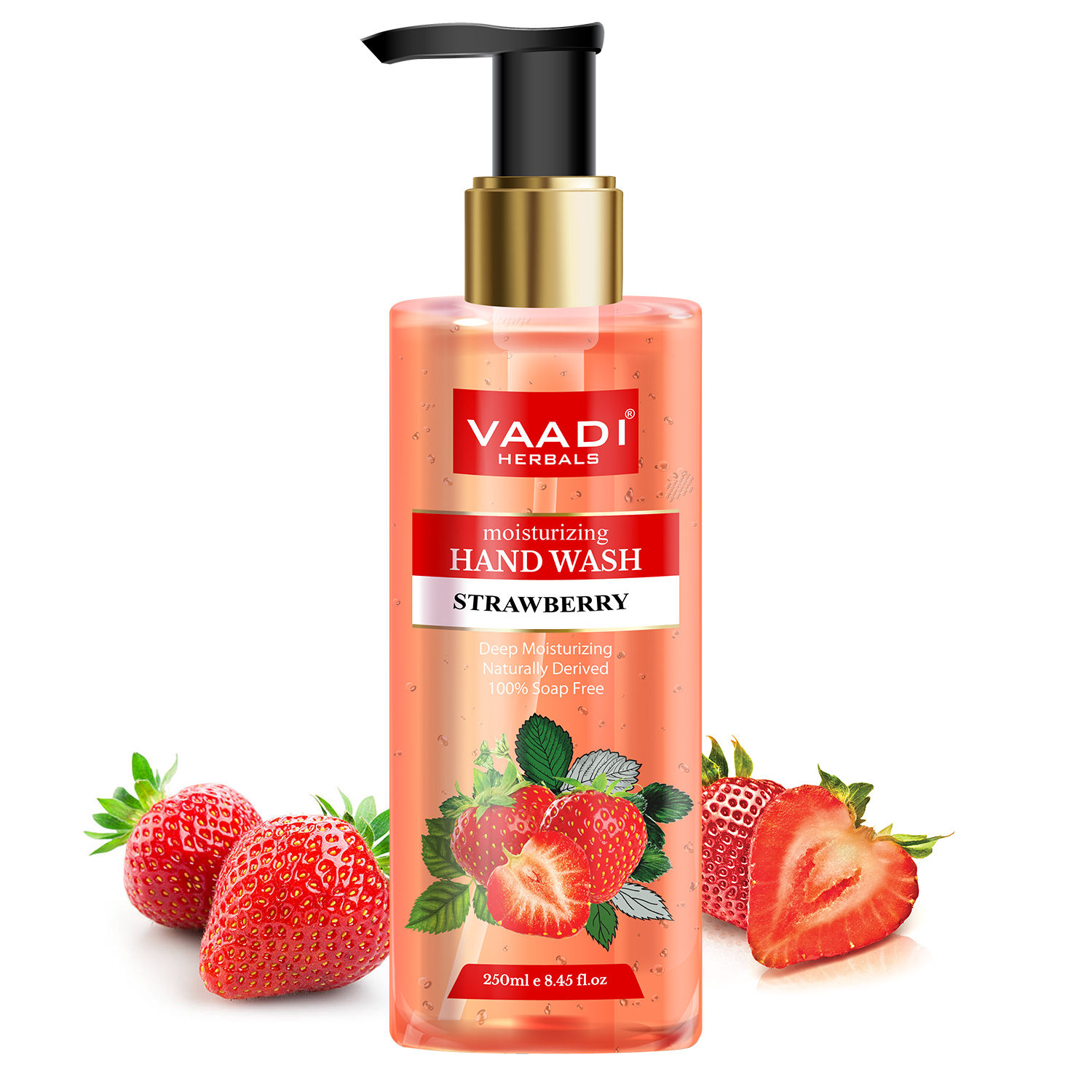 Buy Vaadi Herbals Deep Moisturizing Strawberry Hand Wash (250 ml) - Purplle