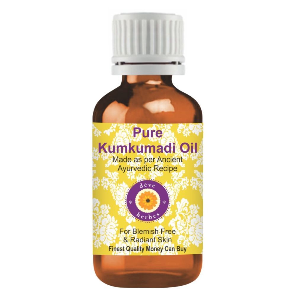 Buy Deve Herbes Pure Kumkumadi Oil For Blemishes Free and Radiant Skin Natural Therapeutic Grade 30ml - Purplle