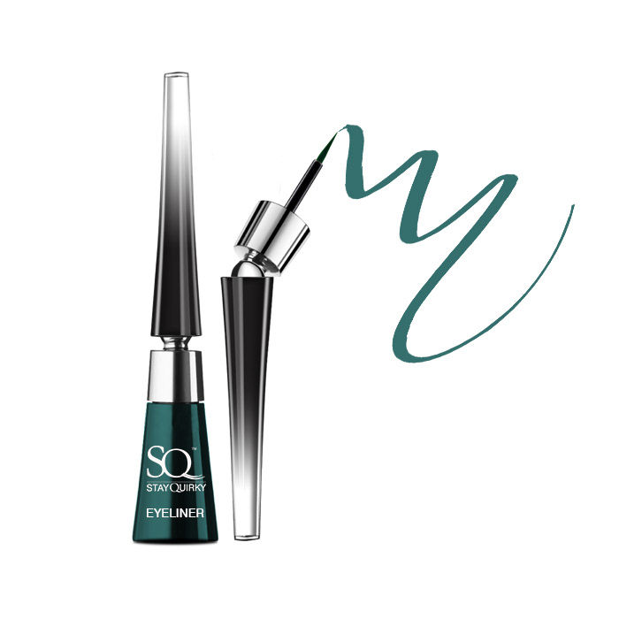 Buy Stay Quirky Liquid Eyeliner, With Unique Ball-Joint Applicator, Bottle Green - Thundering Moves 5 (6.5 ml) - Purplle