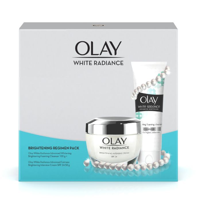 Buy Olay White Radiance Advanced Whitening Fairness Protective Skin Cream (50 g) + Foaming Cleanser (100 g) Combo Pack - Purplle