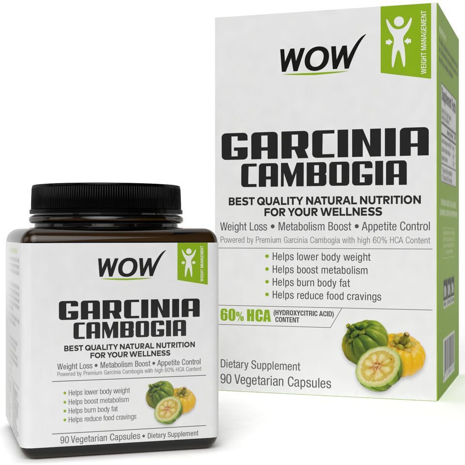 Buy WOW Life Science Garcinia Cambogia Capsules, 60 Capsules - Purplle