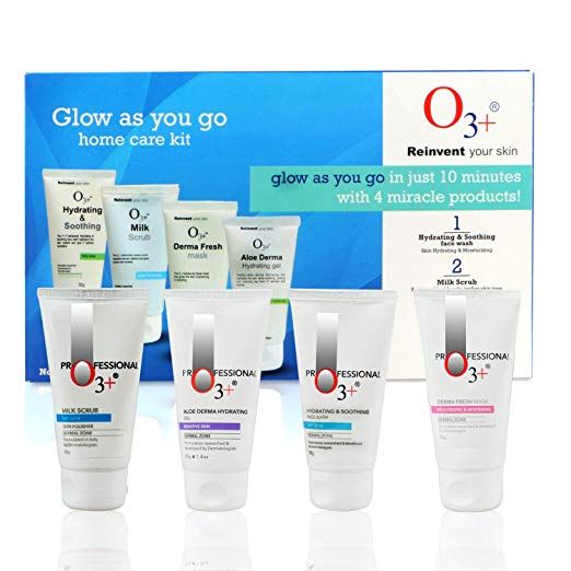 Buy O3+ Glow As You Go Normal To Dry Skin Kit(50gm each) - Purplle