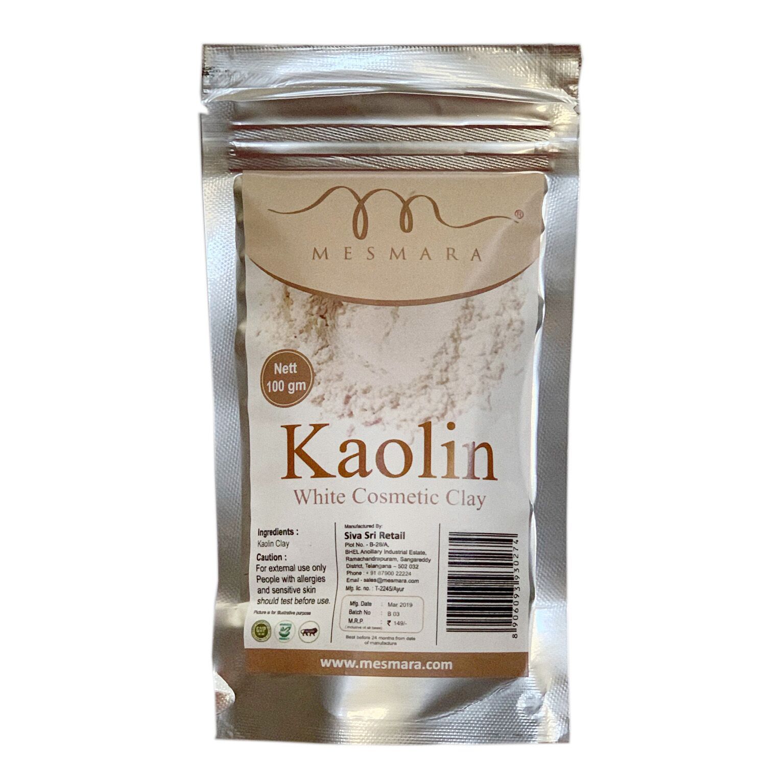 Buy Mesmara Kaolin Clay (100 g) - Purplle