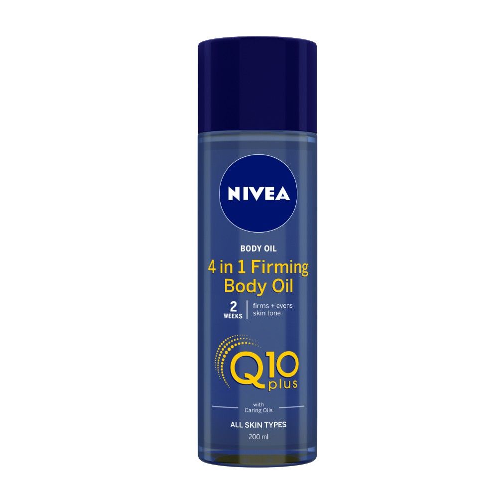 Buy NIVEA Body Oil Q10 4-in-1 Firming Oil All Skin Types 200ml - Purplle