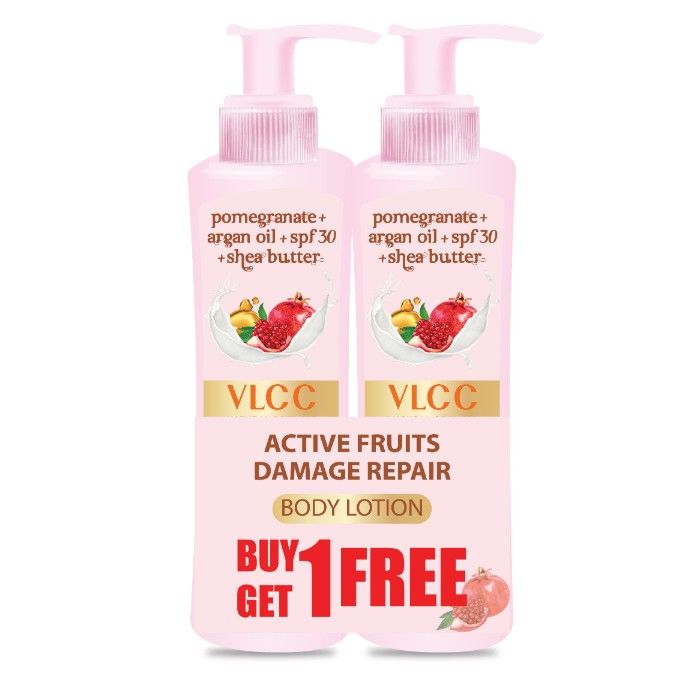 Buy VLCC Active Fruits Body Lotion (B1G1) (Each 400 ml) - Purplle