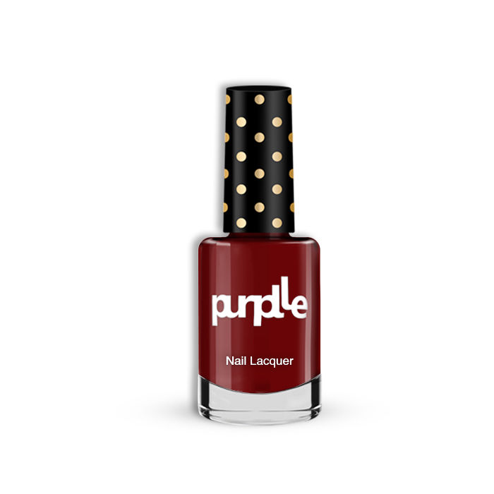 Buy Purplle Nail Lacquer, Maroon, Creme - High On Cake 10 (9 ml) - Purplle