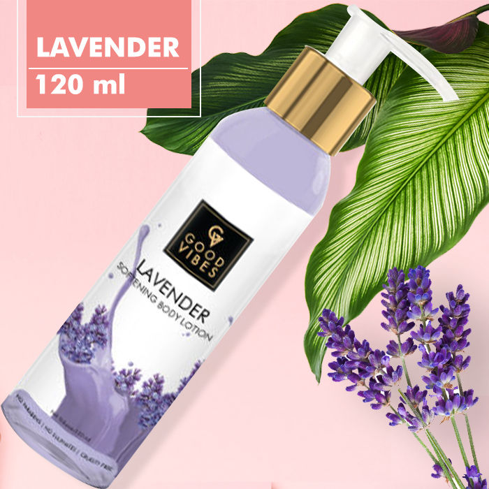 Buy Good Vibes Softening Body Lotion - Lavender (120 ml) - Purplle