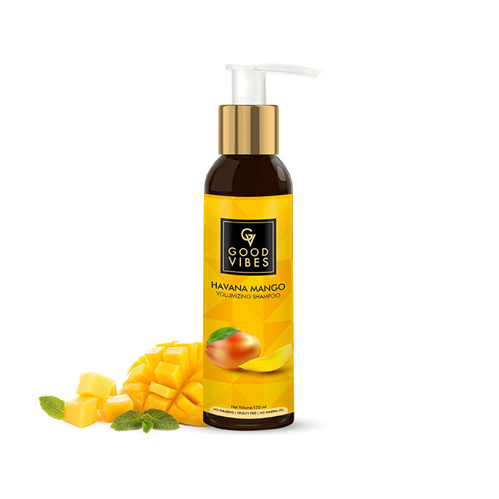 Buy Good Vibes Volumizing Shampoo - Havana Mango (120 ml) - Purplle