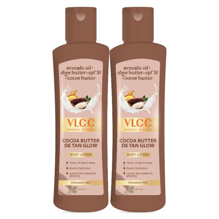 Buy VLCC Spf 30|Pa+++ Cocoa Butter Detan Glow B1G1 (Each 100 ml) - Purplle