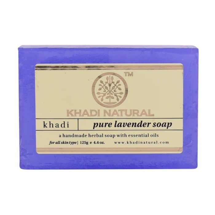 Buy Khadi Natural Ayurvedic Pure Lavender Soap (125 g) - Purplle