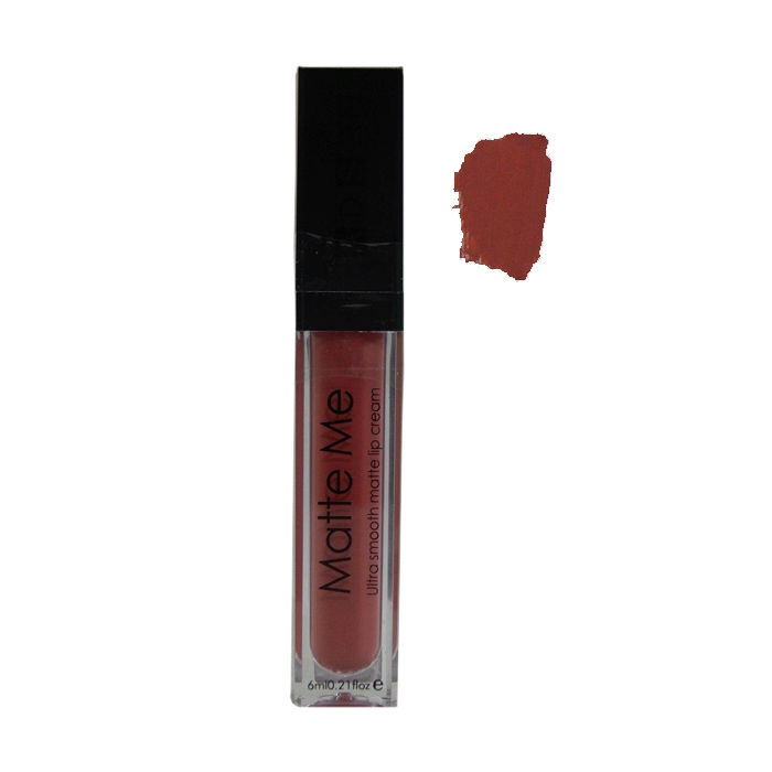 Buy Ads Matte Me Ultra Smooth Lip Cream Dark Red 402 - Purplle