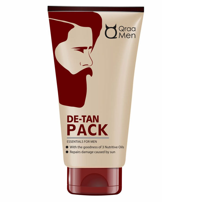 Buy Qraa Men D-Tan Pack (120 g) - Purplle