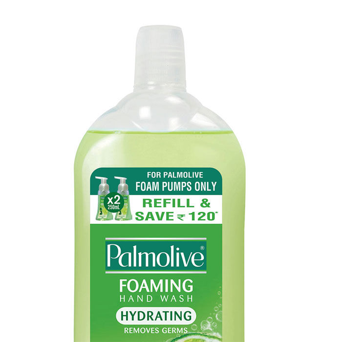 Buy Palmolive Hydrating Foaming Lime & Mint Liquid Hand Wash, Removes Germs, Refreshing Fragrance (500 ml) Refill Bottle - Purplle