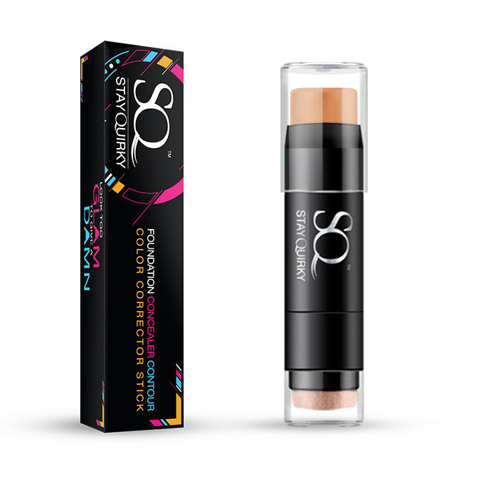 Buy Stay Quirky Foundation Concealer Contour Color Corrector Stick, For Wheatish Skin - Romp in the Backseat 4 (6.5 g) - Purplle