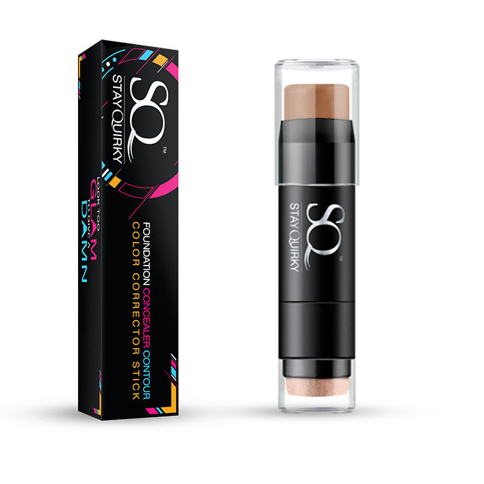 Buy Stay Quirky Foundation Concealer Contour Color Corrector Stick, For Dark Skin - Racy Sexting 8 (6.5 g) - Purplle