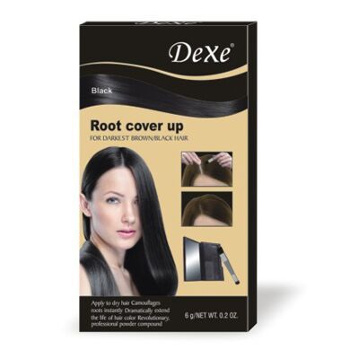 Buy Dexe Root Cover Up Camouflages Roots For Perfect Hair Colour - Black (6 g) - Purplle