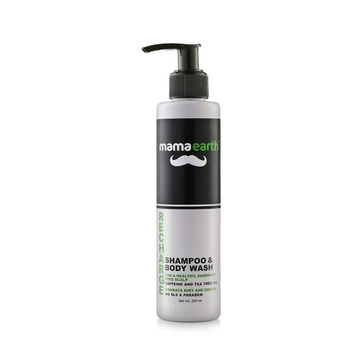 Buy Mamaearth Recharge Energizing Shampoo And Bodywash For Men With Caffeine And Menthol - Purplle