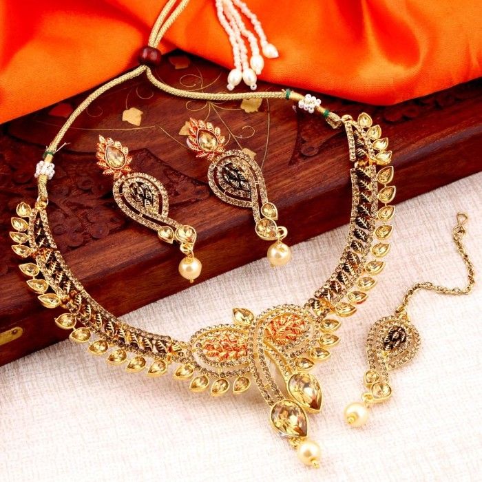 Sukkhi gold plated necklace set new arrivals